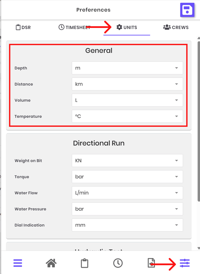 KruxLog Preferences